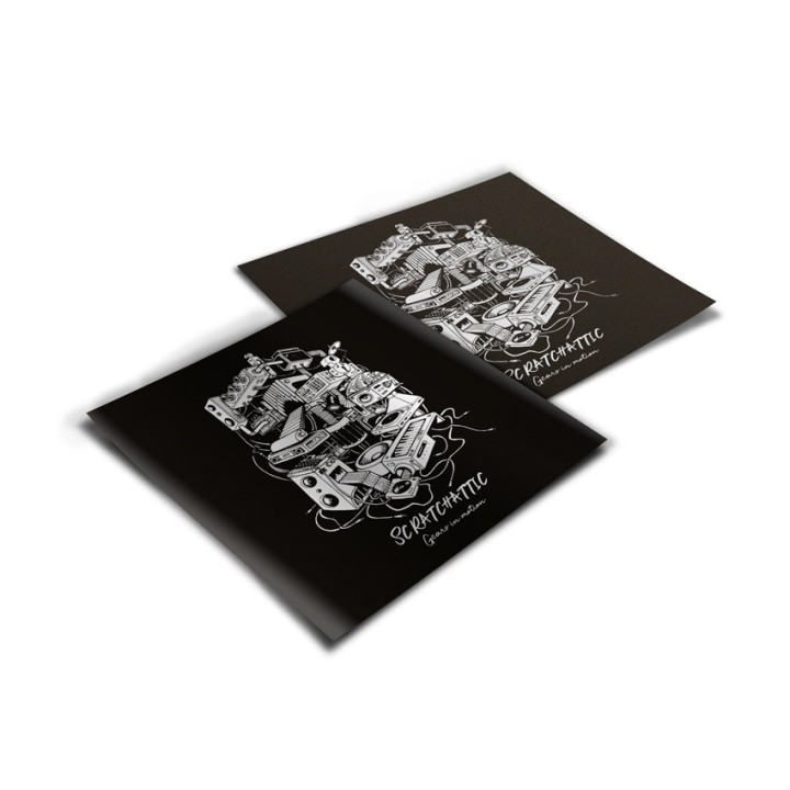 Gepersonaliseerde vierkante stickers | Distrolution Merch
