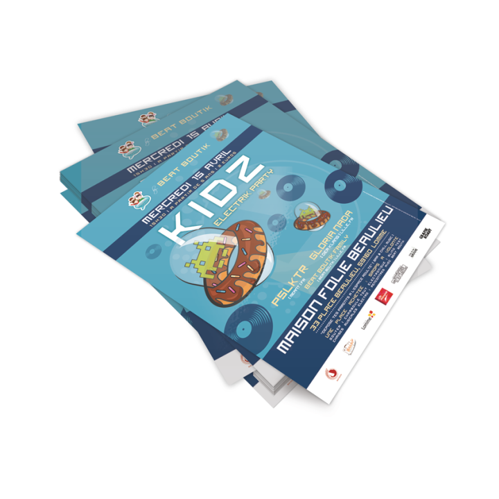Impresión de flyers en tamaño A6 y A5 | Distrolution Merch