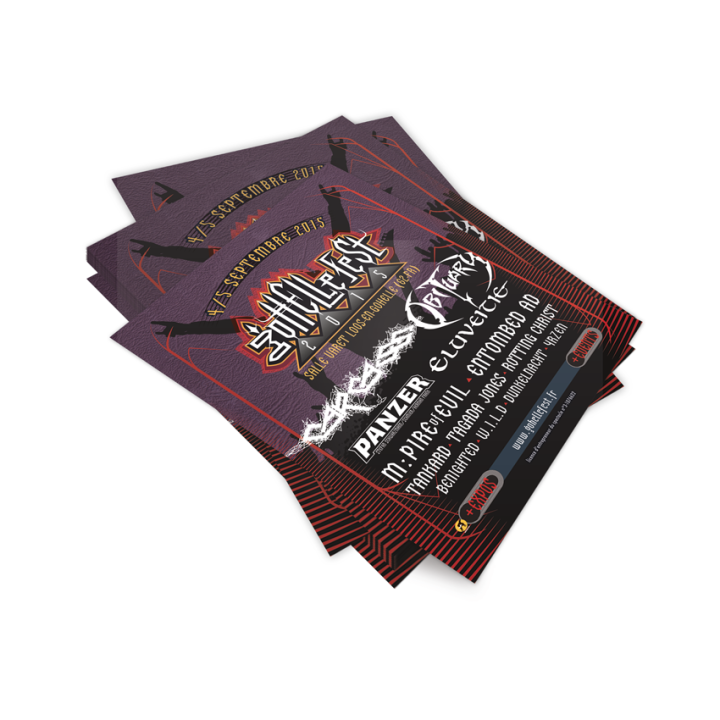Flyer-Druck in Größe A6 und A5 | Distrolution Merch