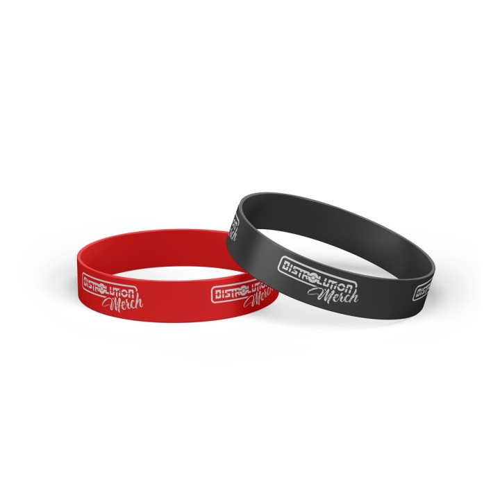 Personalisierbares Silikonarmband | Distrolution Merch