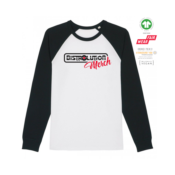 Siebdruck & Druck auf Baseball-T-Shirt | Distrolution Merch