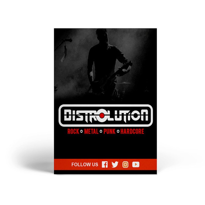 Afdrukken van gepersonaliseerde posters, merchandising voor bands | Distrolution producten